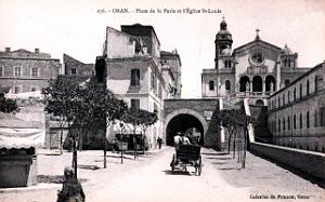 Oran - Place de la Perle et Eglise Saint-Louis